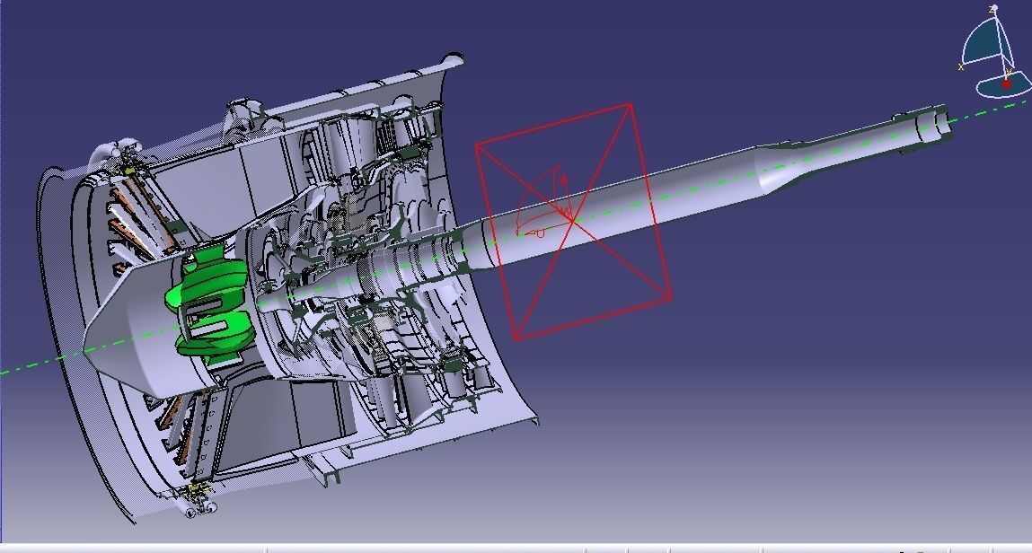 GTRE KAVERI JET ENGINE 3D model_14