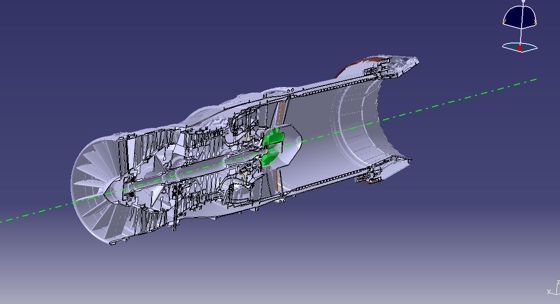 GTRE KAVERI JET ENGINE 3D model_23