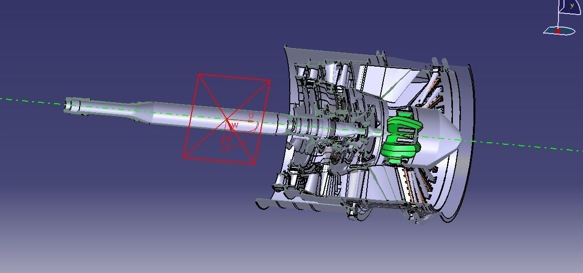 GTRE KAVERI JET ENGINE 3D model_12