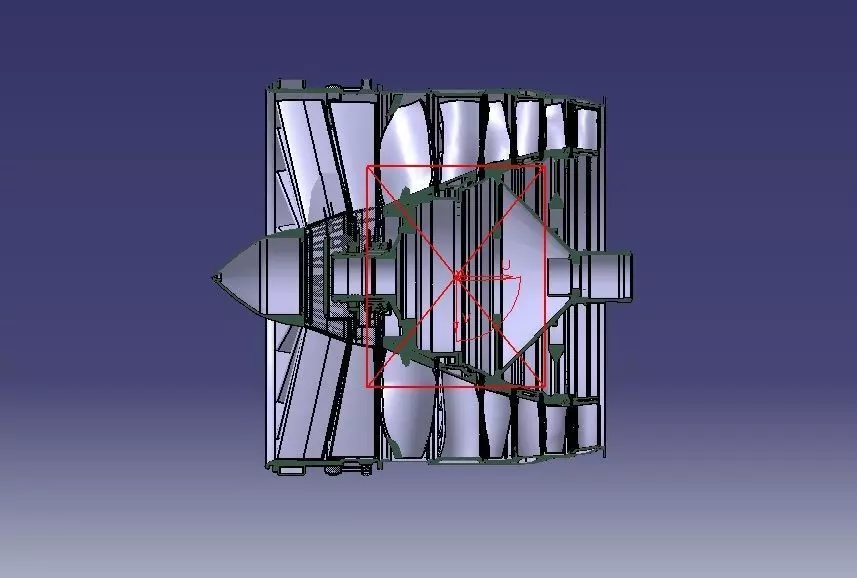 GTRE KAVERI JET ENGINE 3D model_0