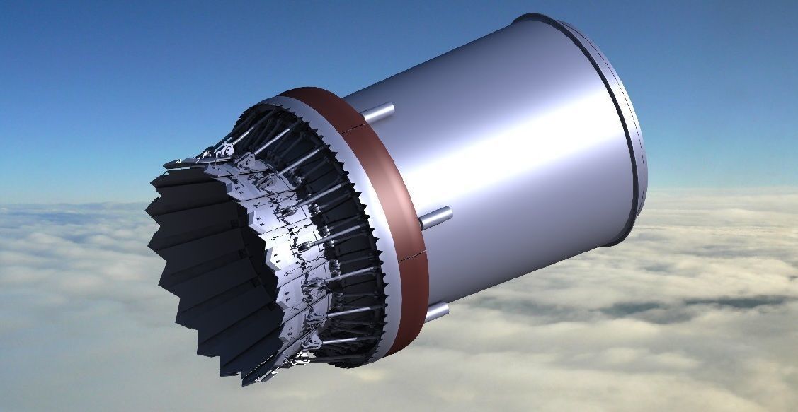 GTRE KAVERI JET ENGINE 3D model_7