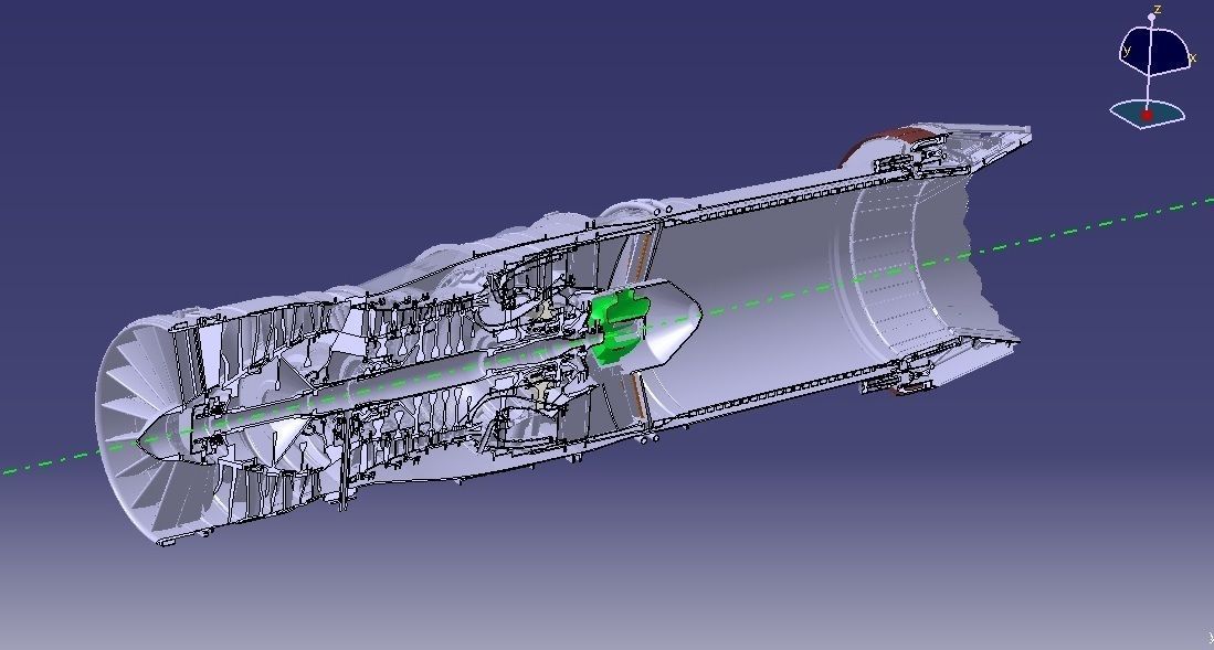 GTRE KAVERI JET ENGINE 3D model_22