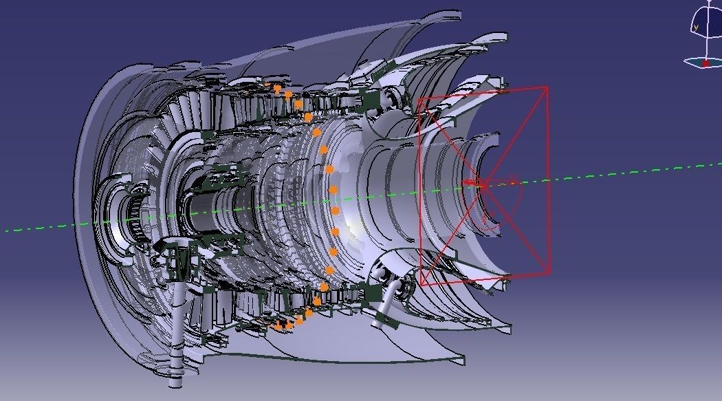 GTRE KAVERI JET ENGINE 3D model_10