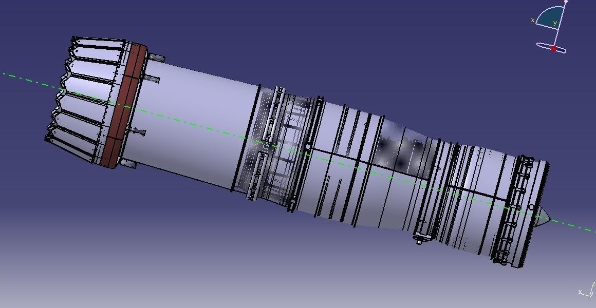 GTRE KAVERI JET ENGINE 3D model_16