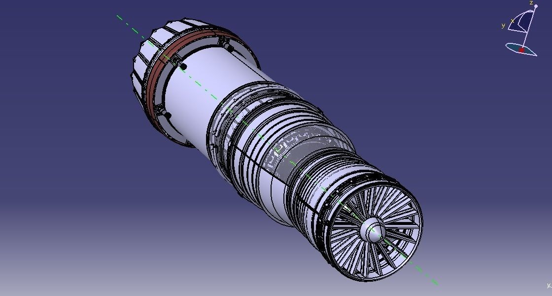 GTRE KAVERI JET ENGINE 3D model_30