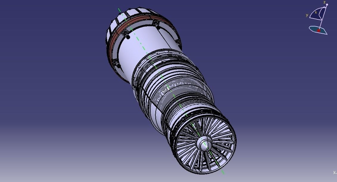 GTRE KAVERI JET ENGINE 3D model_31