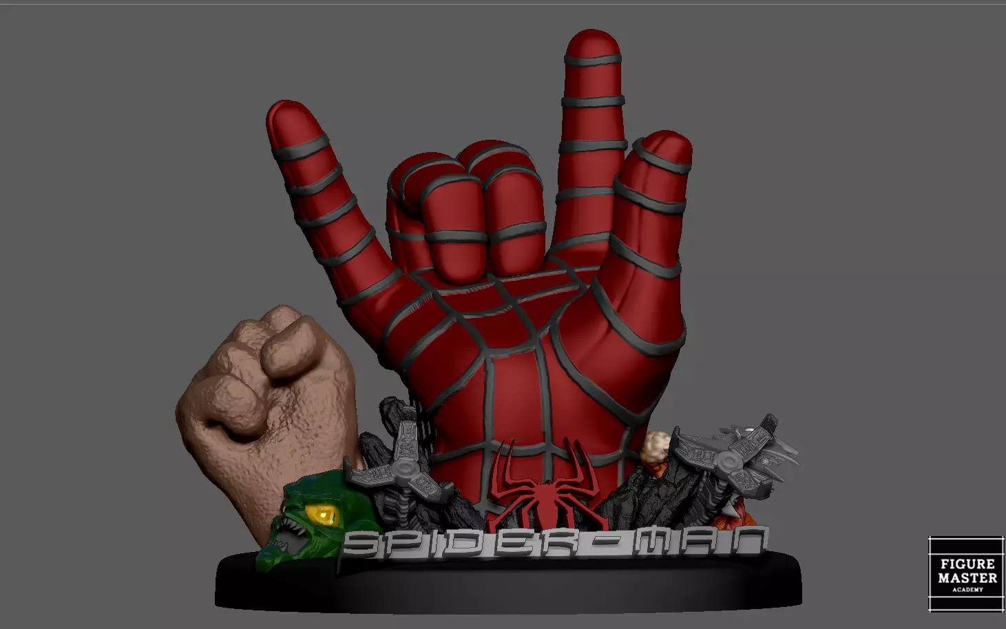 SPIDERMAN TOBEY MCGUIRE HAND  PS4 PS5 CONTROLLER HOLDER 3D print model_0
