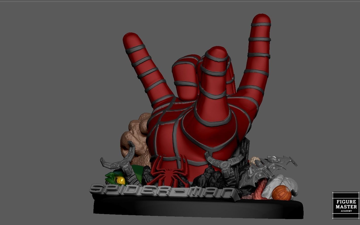 SPIDERMAN TOBEY MCGUIRE HAND  PS4 PS5 CONTROLLER HOLDER 3D print model_15