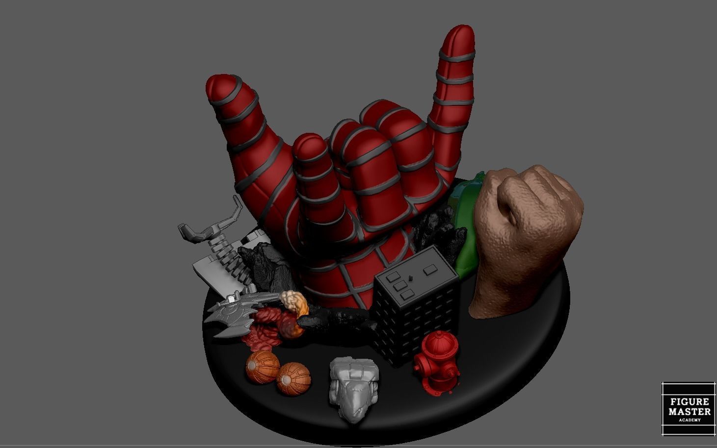 SPIDERMAN TOBEY MCGUIRE HAND  PS4 PS5 CONTROLLER HOLDER 3D print model_2