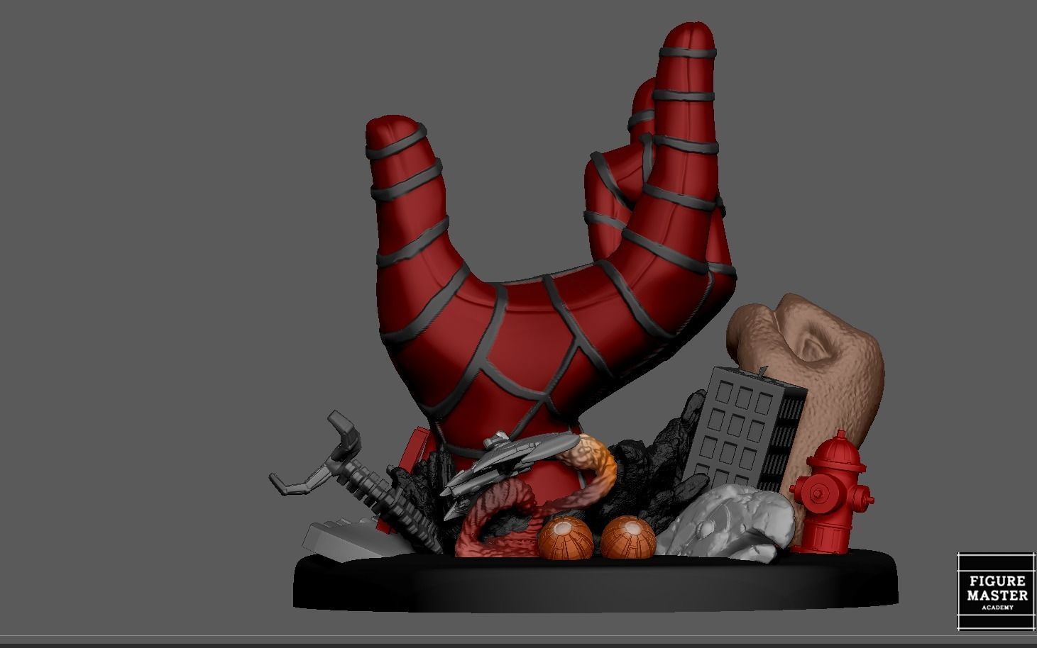 SPIDERMAN TOBEY MCGUIRE HAND  PS4 PS5 CONTROLLER HOLDER 3D print model_14