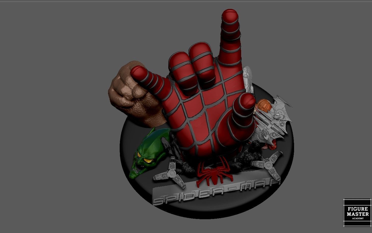 SPIDERMAN TOBEY MCGUIRE HAND  PS4 PS5 CONTROLLER HOLDER 3D print model_17