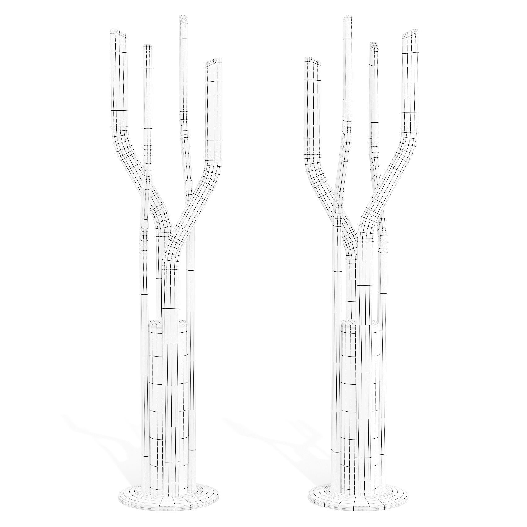 Bonaldo Alma - Coat Hanger 3D model_6