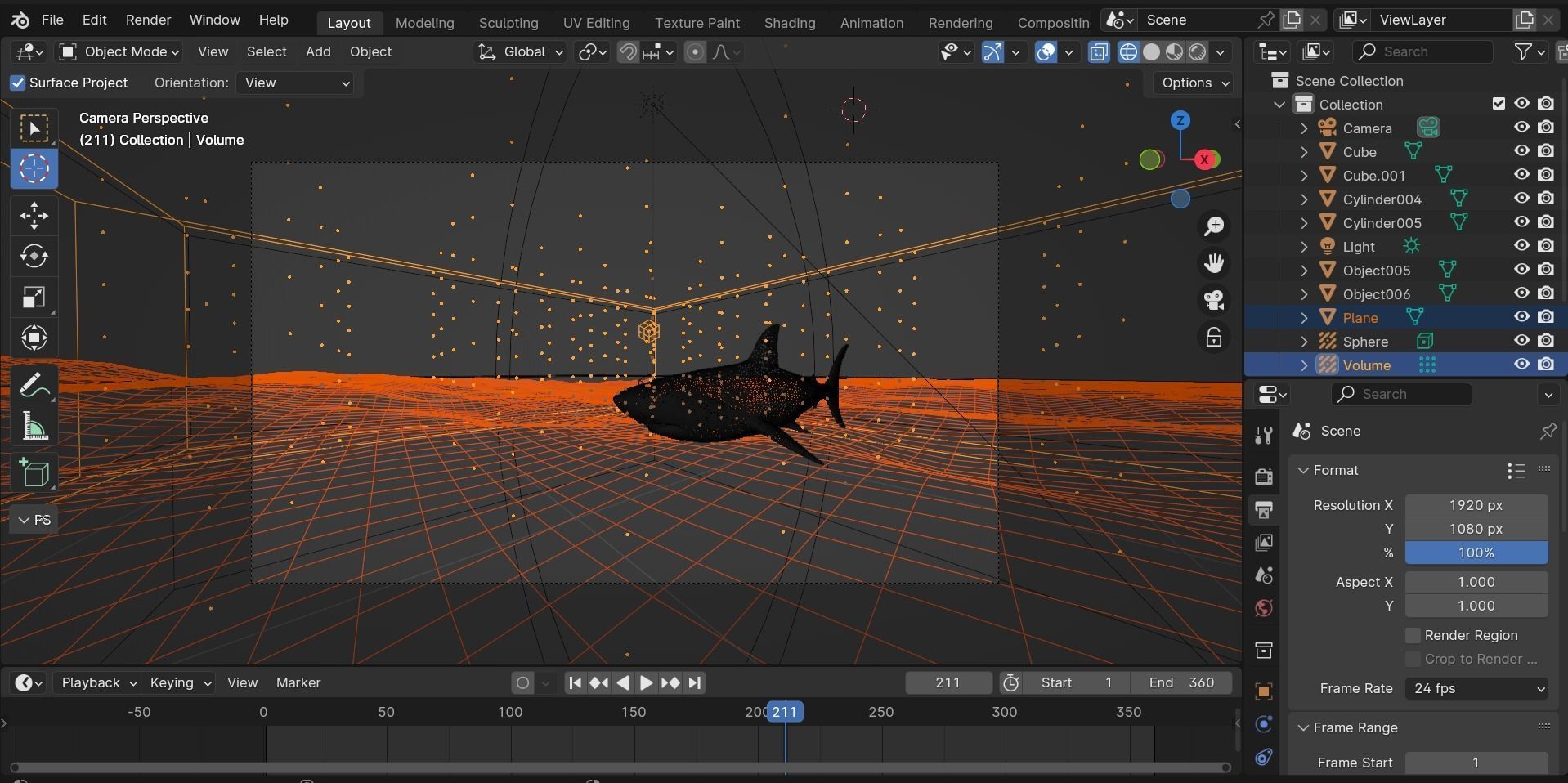 Caustic Shader for Blender Low-poly 3D model_3