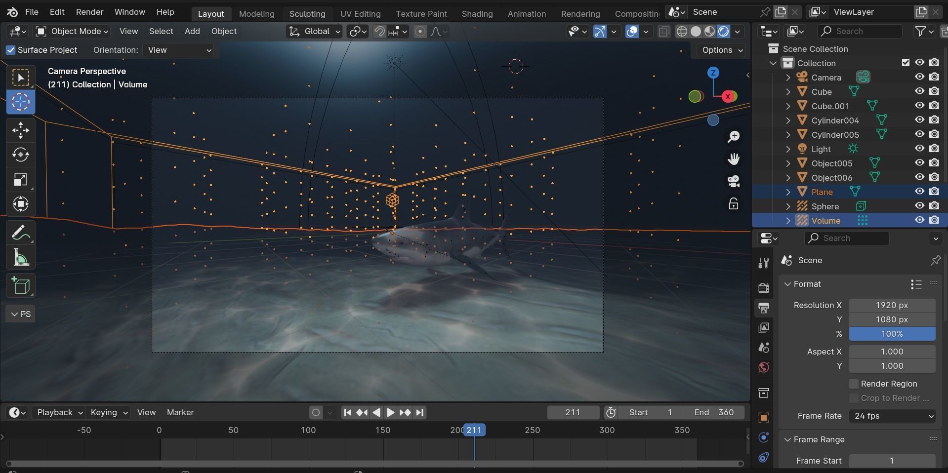Caustic Shader for Blender Low-poly 3D model_5