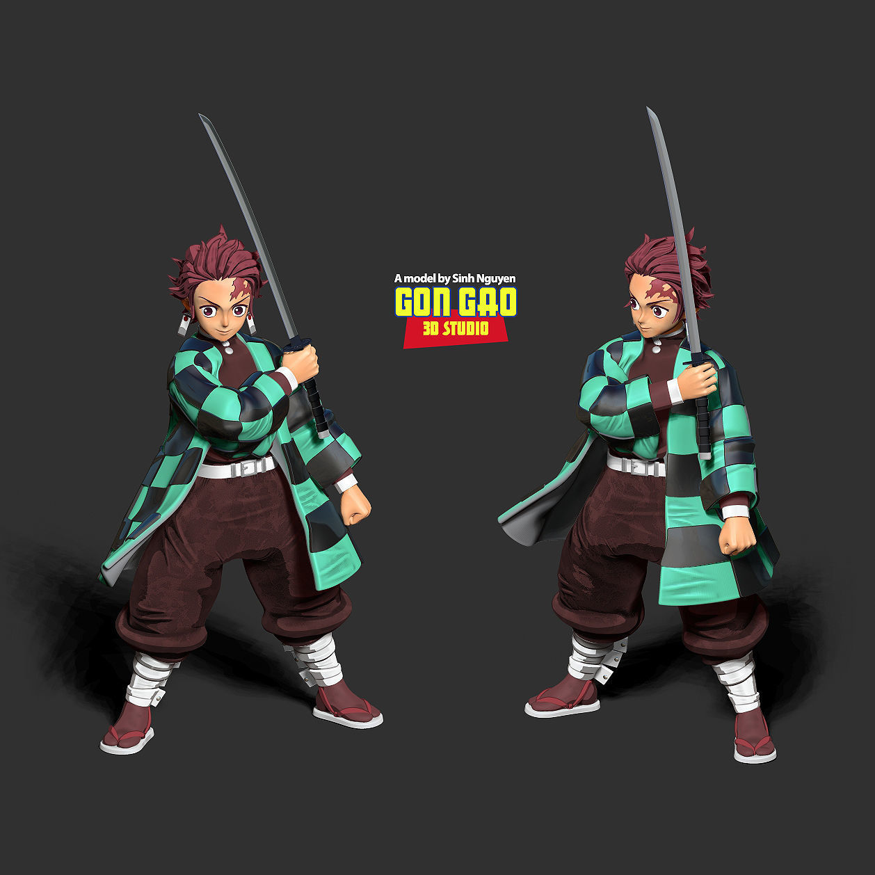 Tanjiro Kamado 3D print model_3