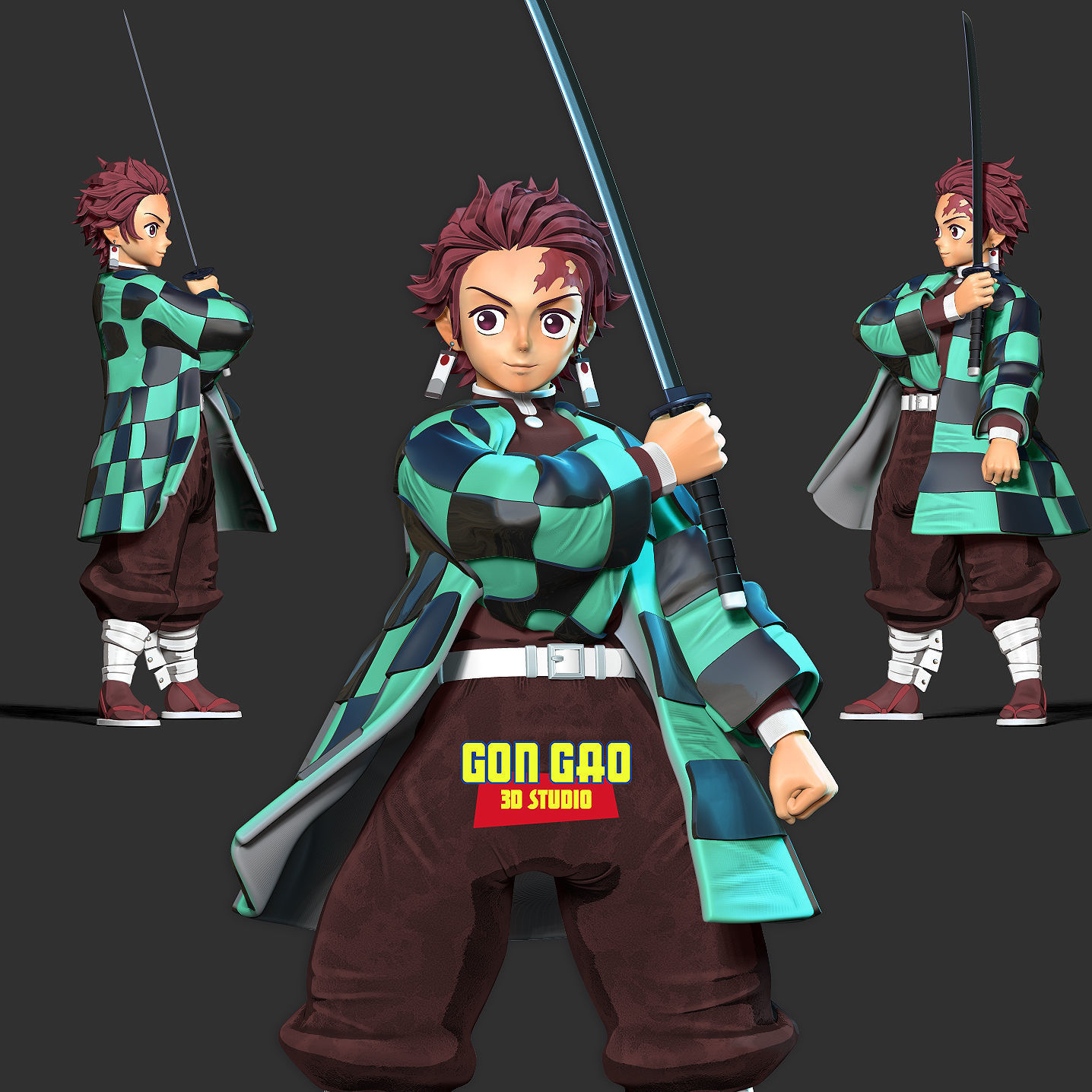 Tanjiro Kamado 3D print model_1