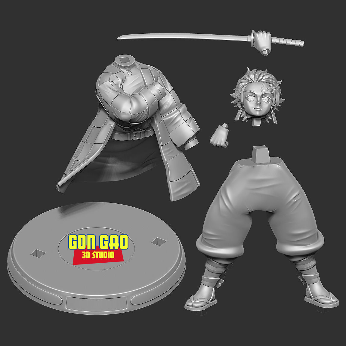 Tanjiro Kamado 3D print model_2