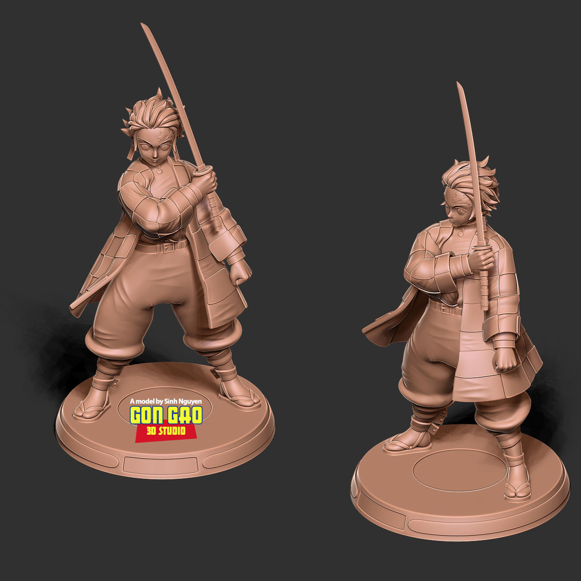 Tanjiro Kamado 3D print model_4