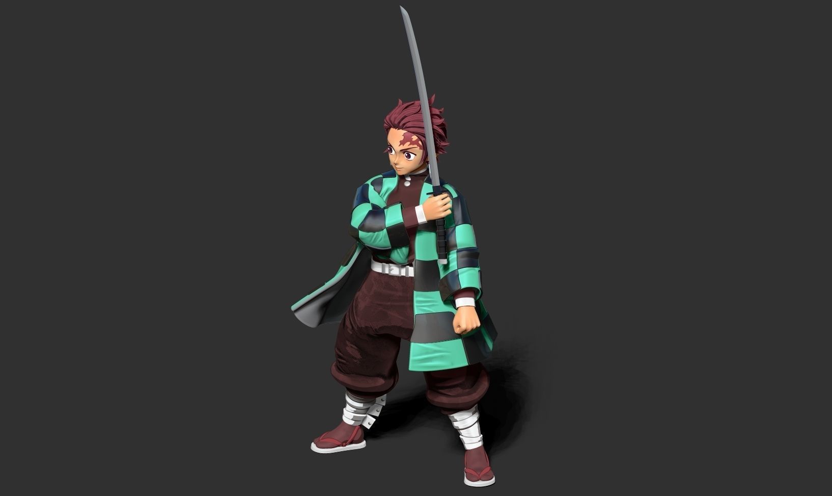 Tanjiro Kamado 3D print model_17