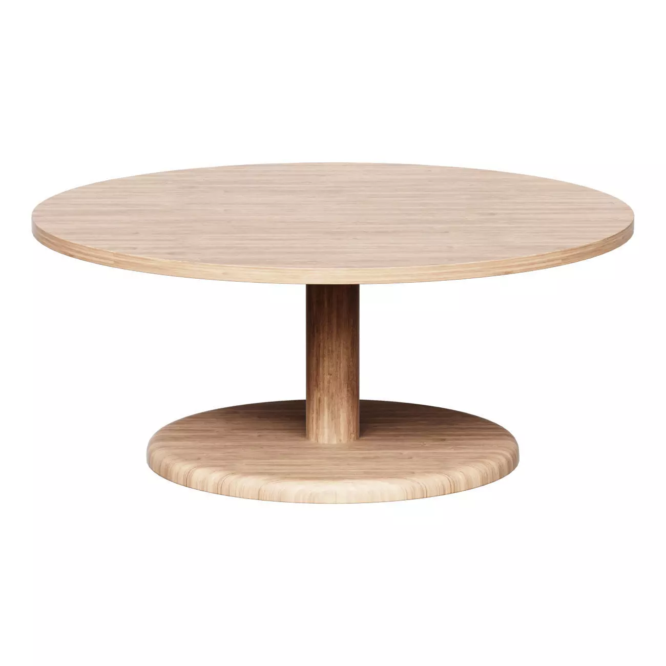Pon 1295 Coffee Table - Oak Soap 3D model_0