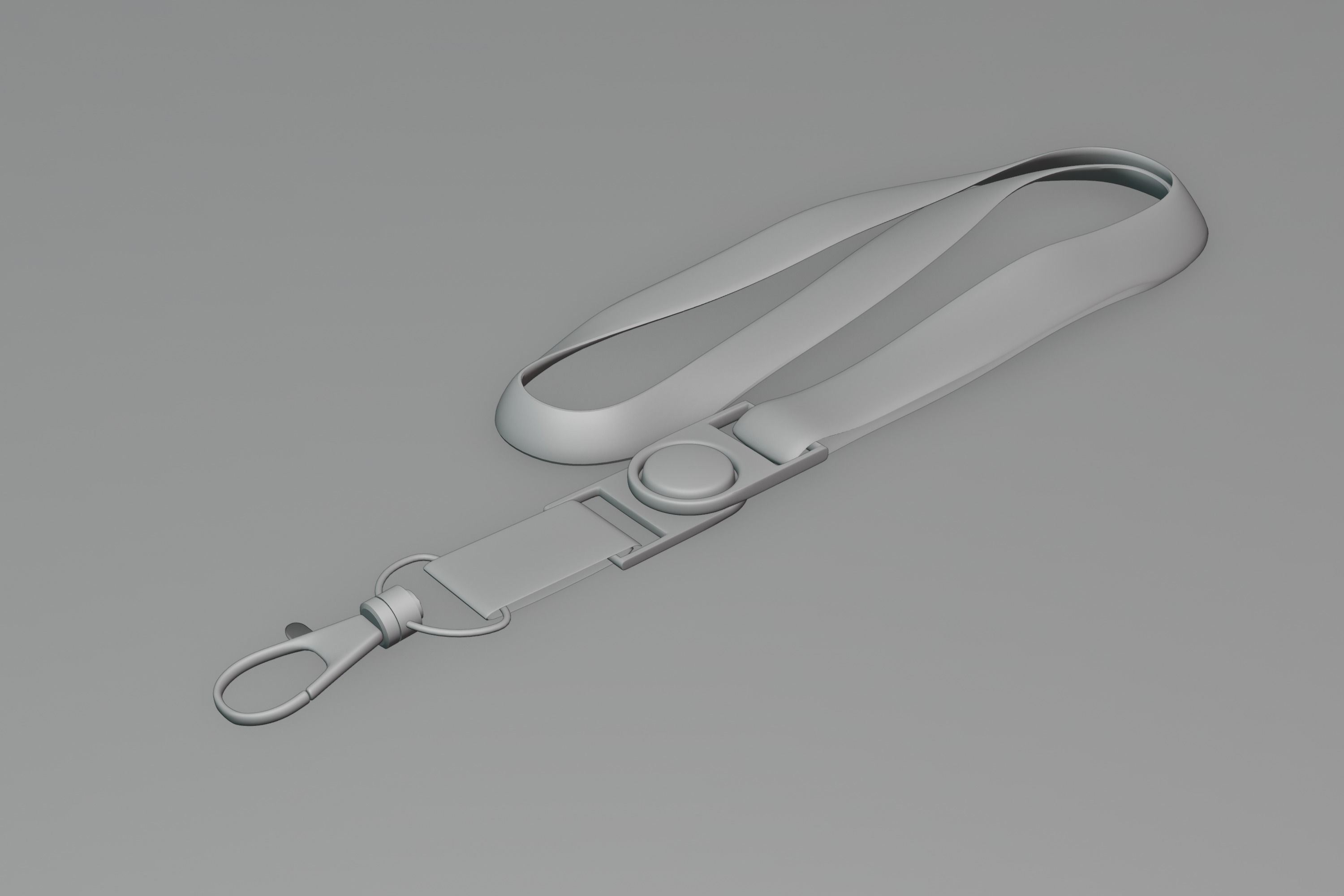 3D MODEL LANYARD MOCKUP 3D model_8