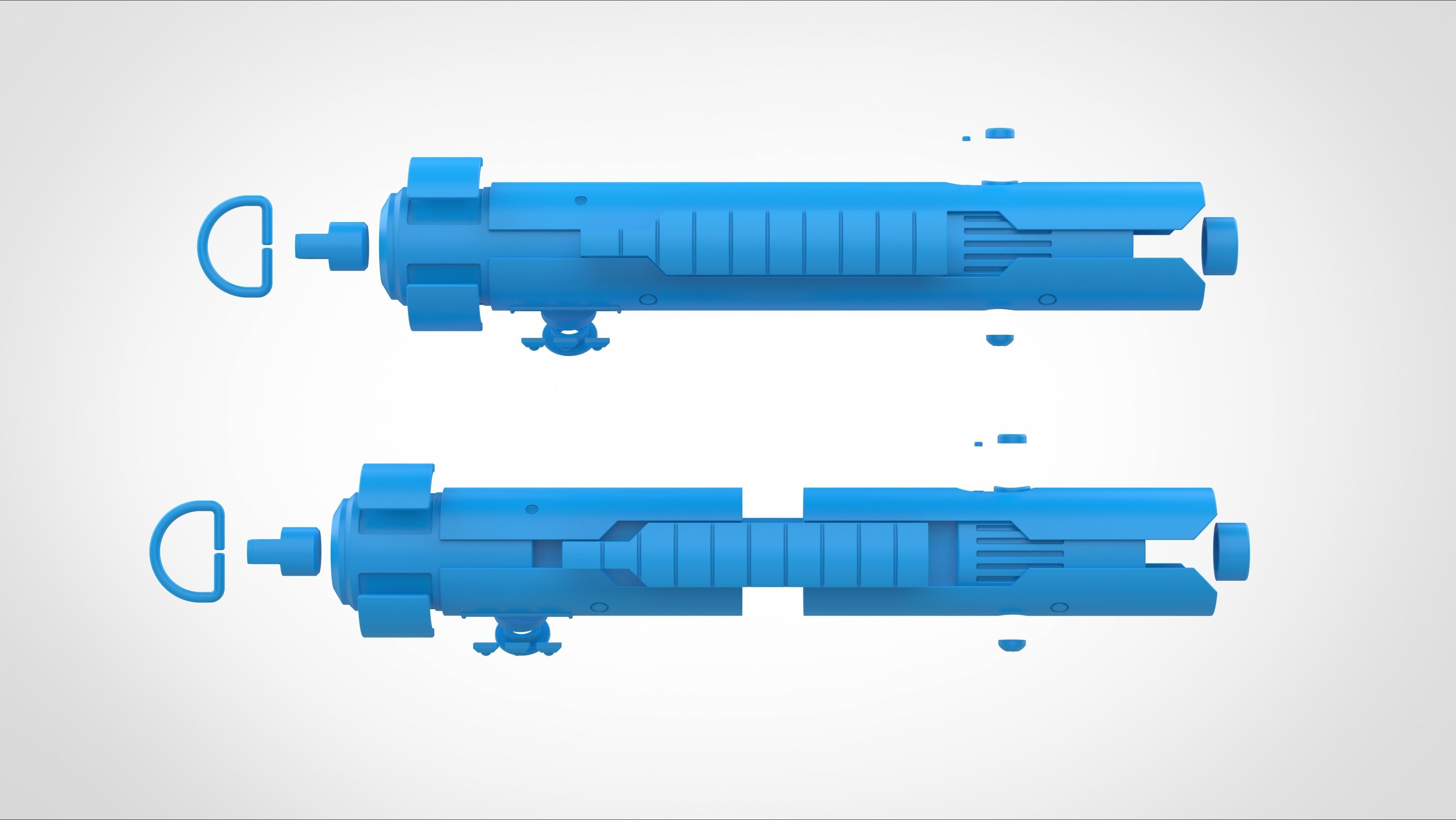 Master Sol Lightsaber from the series Acolyte 2024 3D print model_38