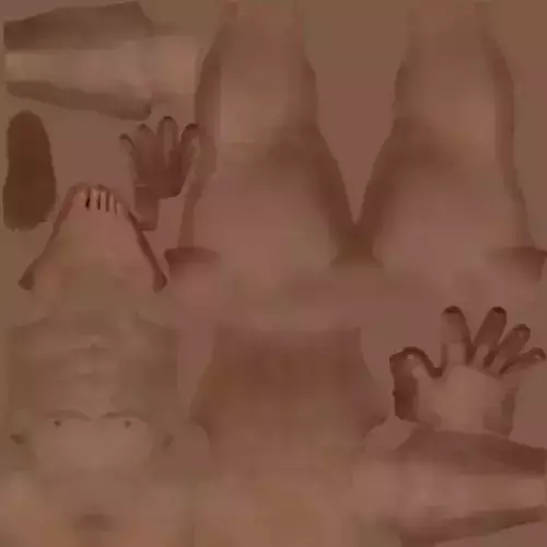 Free fire New Bunny bounldle 3d model for prisma 3d