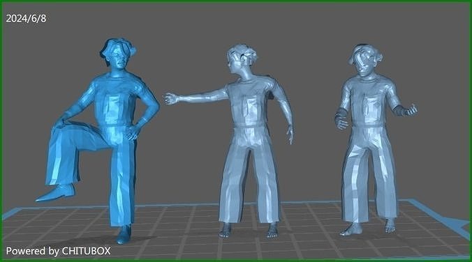 Powder boys scalable  Free 3D print model