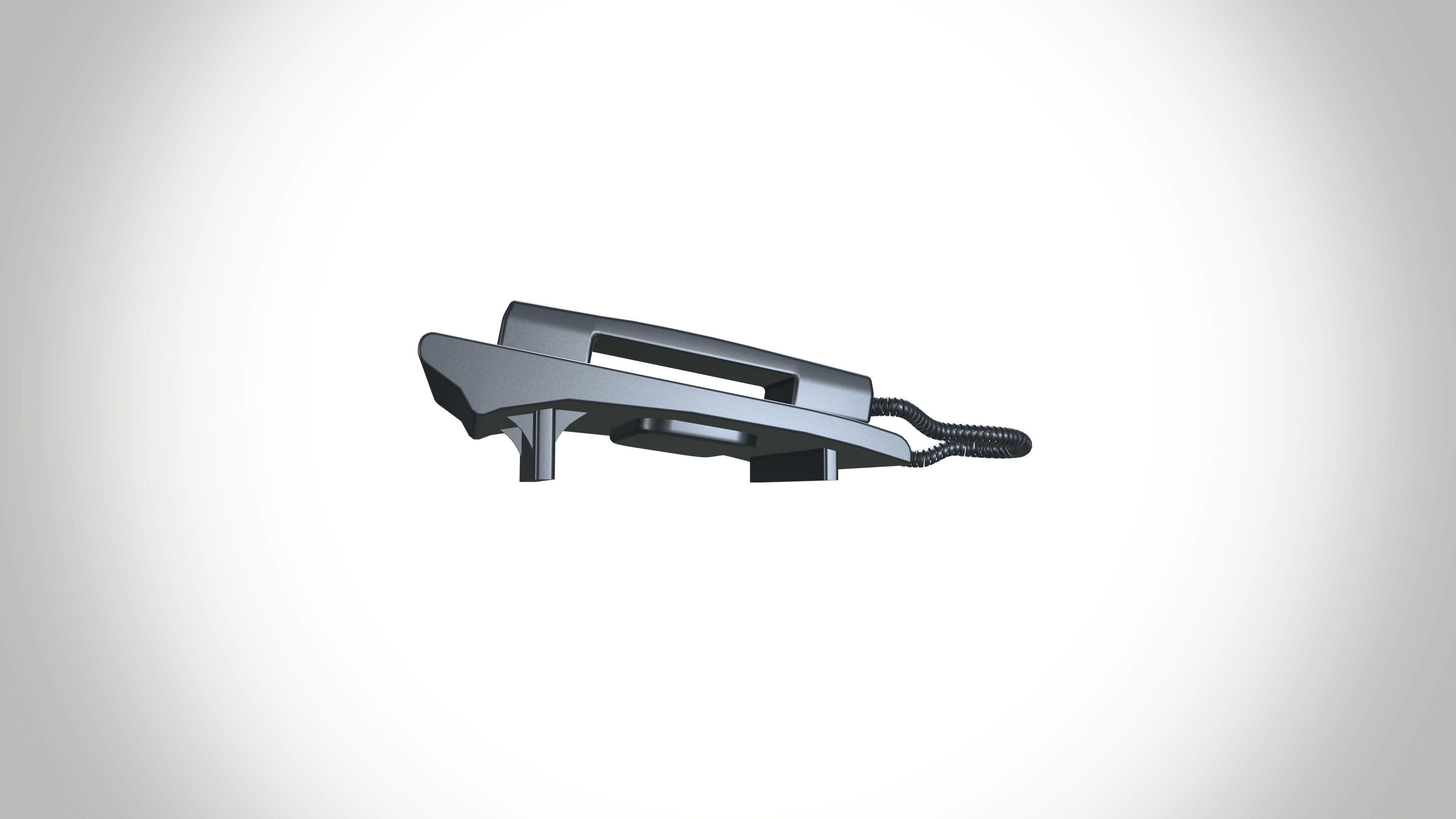 Panasonic Telephone Low-poly 3D model_9