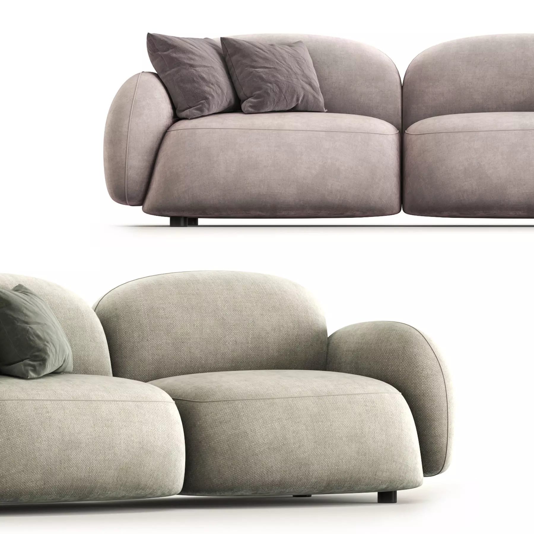 Sundae Sofa 3D model_0