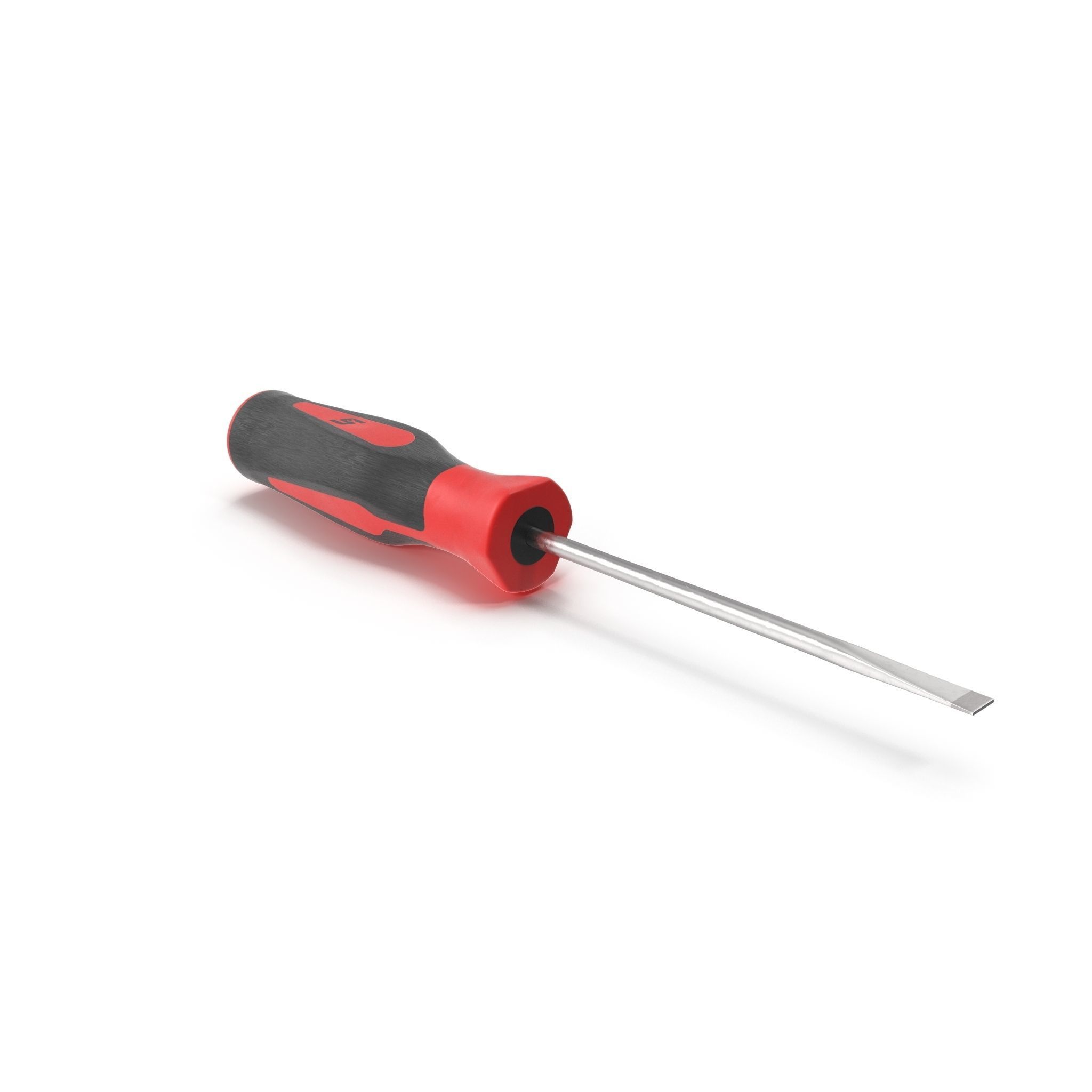 Flat Tip 3 16 Instinct MiniTip SoftGrip Red Screwdriver SGD304BR Low-poly 3D model_7