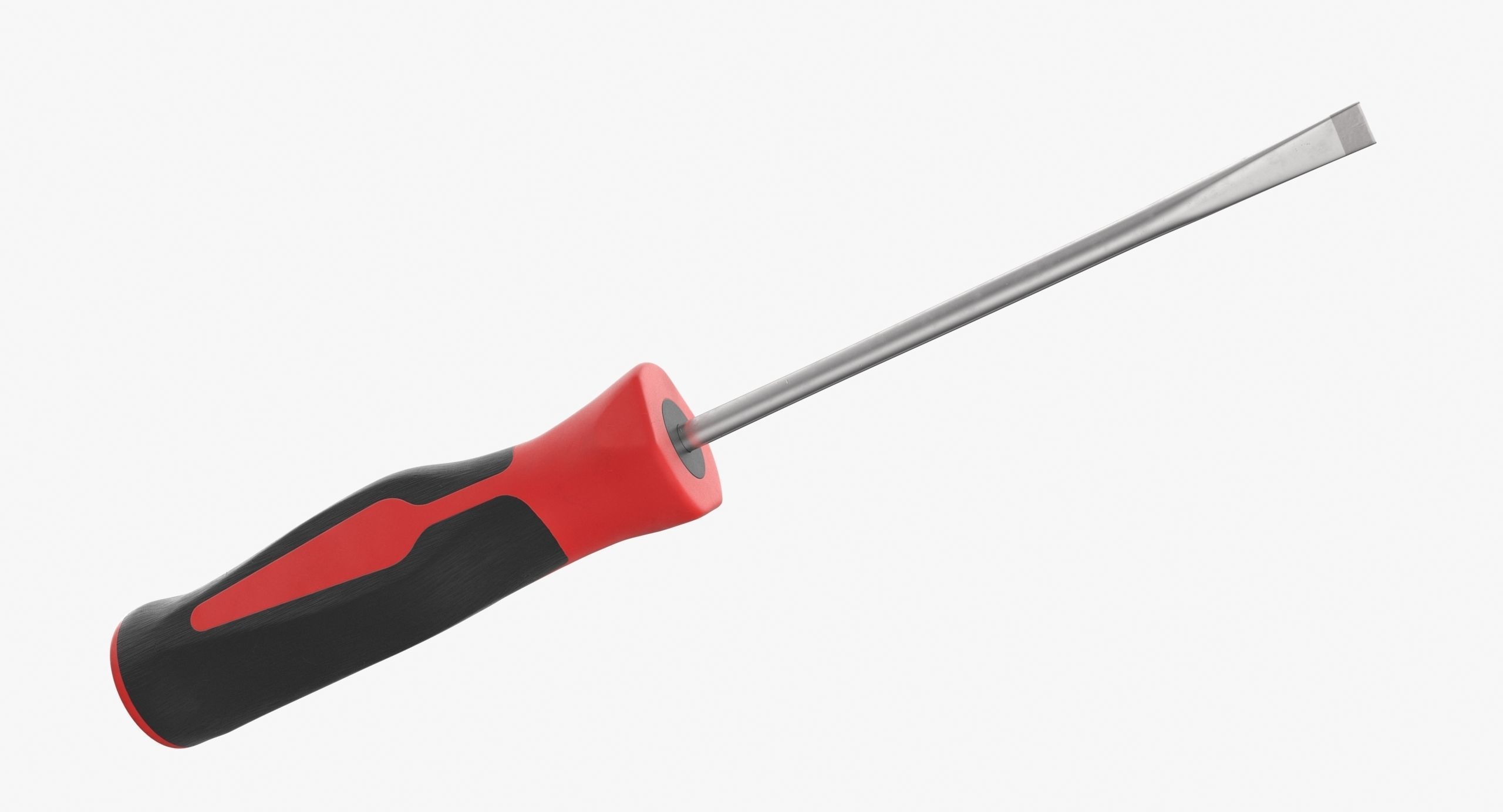 Flat Tip 3 16 Instinct MiniTip SoftGrip Red Screwdriver SGD304BR Low-poly 3D model_4