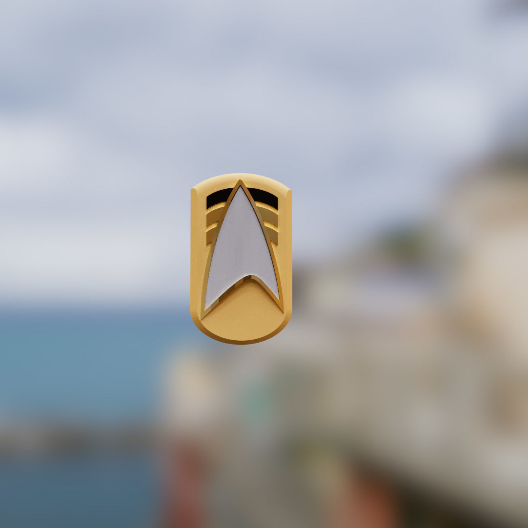 New Combadge design 3D print model_2