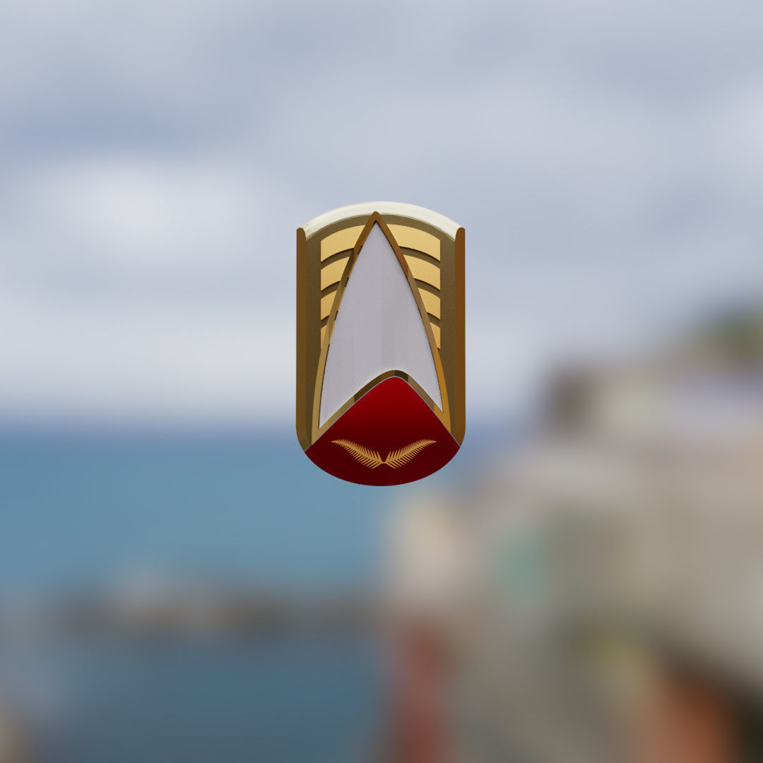 New Combadge design 3D print model_9