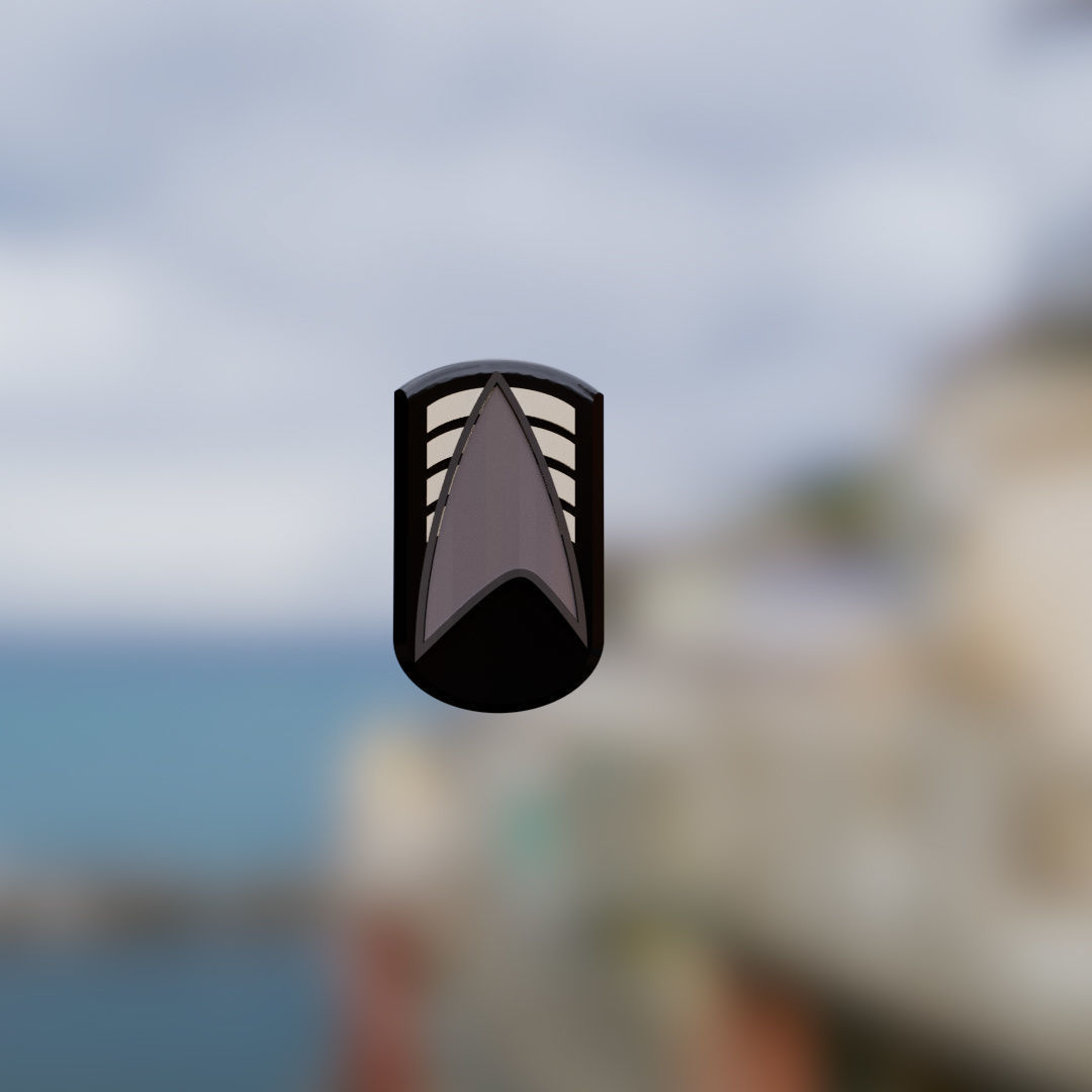 New Combadge design 3D print model_8