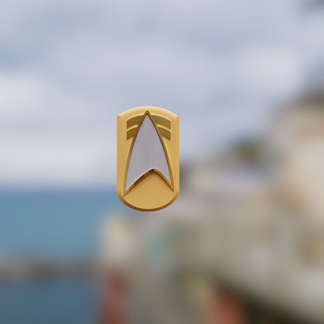 New Combadge design 3D print model_4