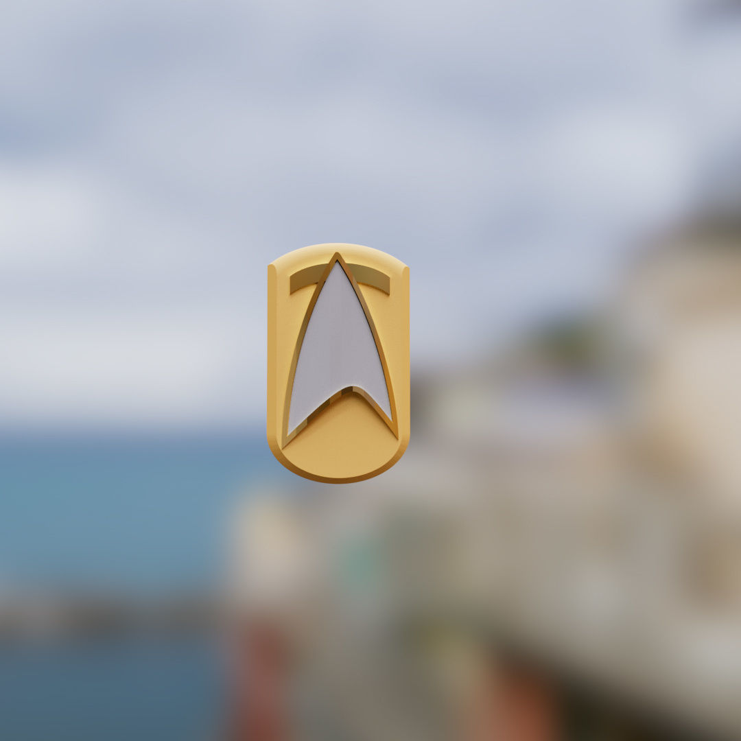 New Combadge design 3D print model_5