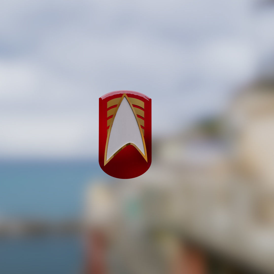 New Combadge design 3D print model_7