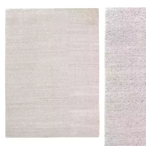 SELENE SILK  WOOL RUG 3D model