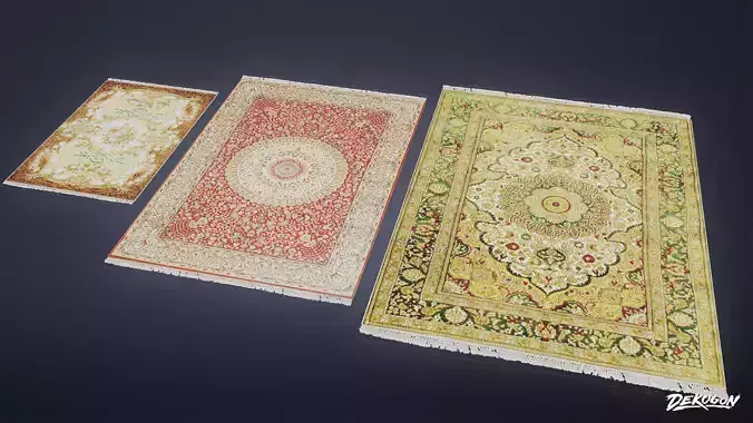 MEDIEVAL - Rug 01 - LOW POLY