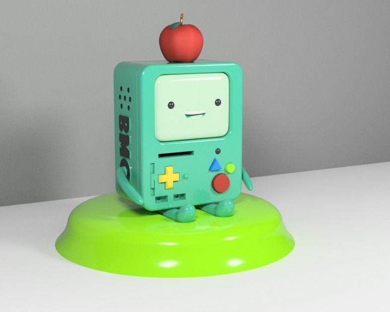 BMO-Adventure Time for 3d print  3D print model_4