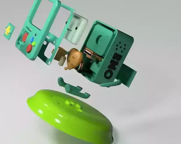 BMO-Adventure Time for 3d print  3D print model