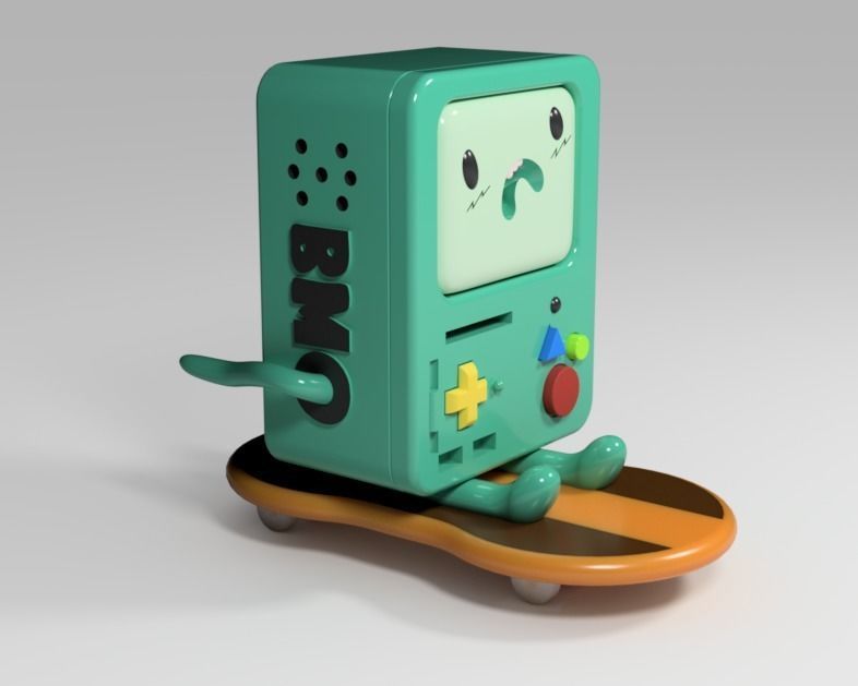 BMO-Adventure Time for 3d print  3D print model_1