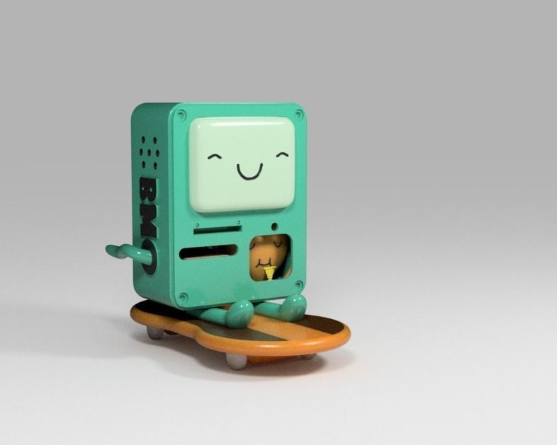BMO-Adventure Time for 3d print  3D print model_14