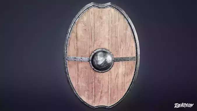 MEDIEVAL - Shield 01 - LOW POLY