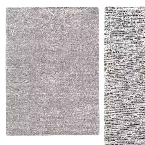 SELENE SILK WOOL RUG Mochaccino 3D model