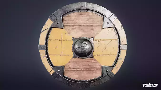 MEDIEVAL - Shield 03 - LOW POLY