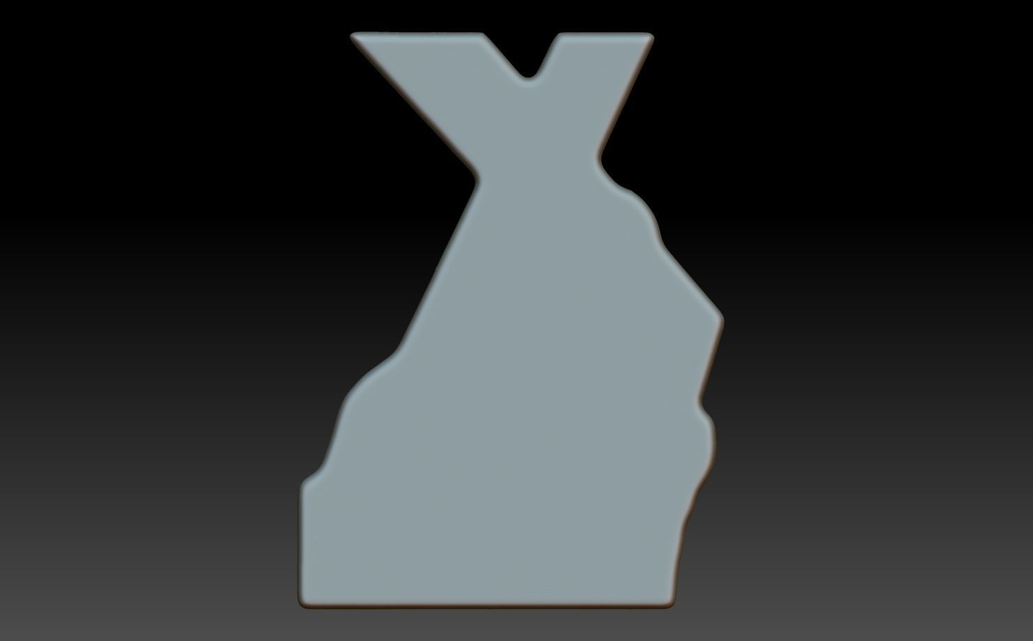 Jesus carrying the cross basrelief 03 240608 3D print model_5