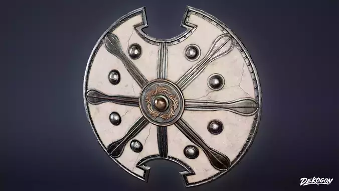 MEDIEVAL - Shield 04 - LOW POLY