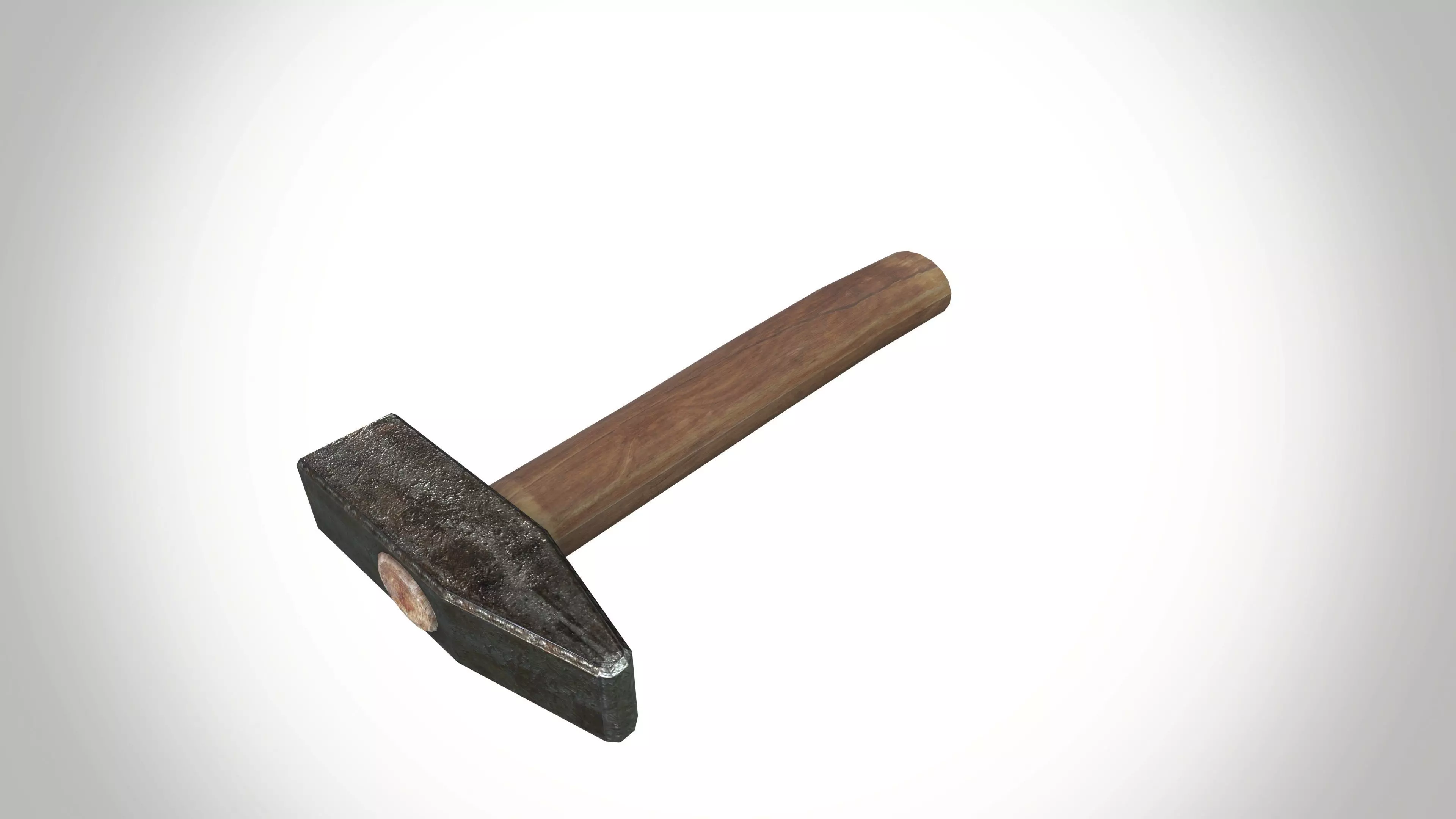 Hammer Low-poly 3D model_0